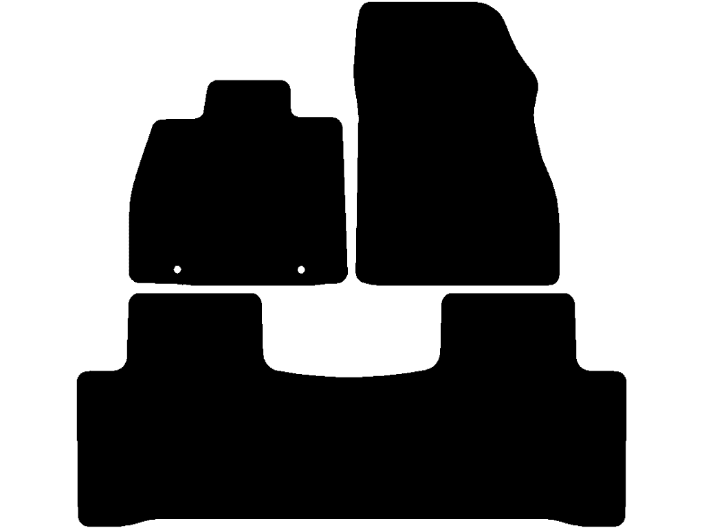 Uden fastgøringssystem på bagmåtten