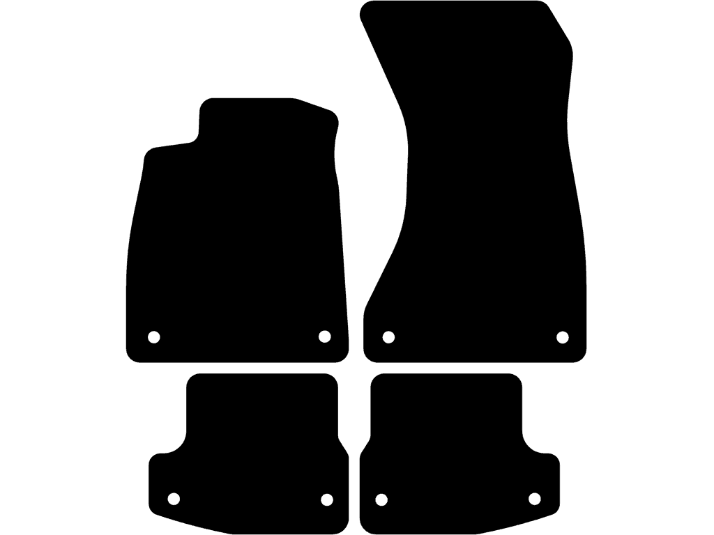 Cabriolet | Med fastgøringssystem på bagmåtterne