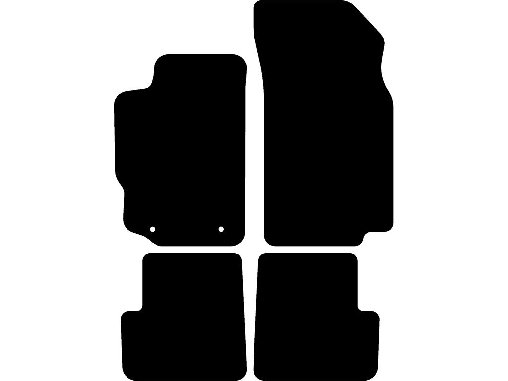 Coupé / Kombi / Sedan | Afstand mellem fastgøringspunkter (førerside) 24,3 cm | Variant 2