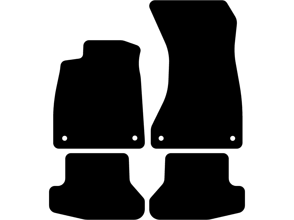 Coupé | Uden fastgøringssystem på bagmåtterne