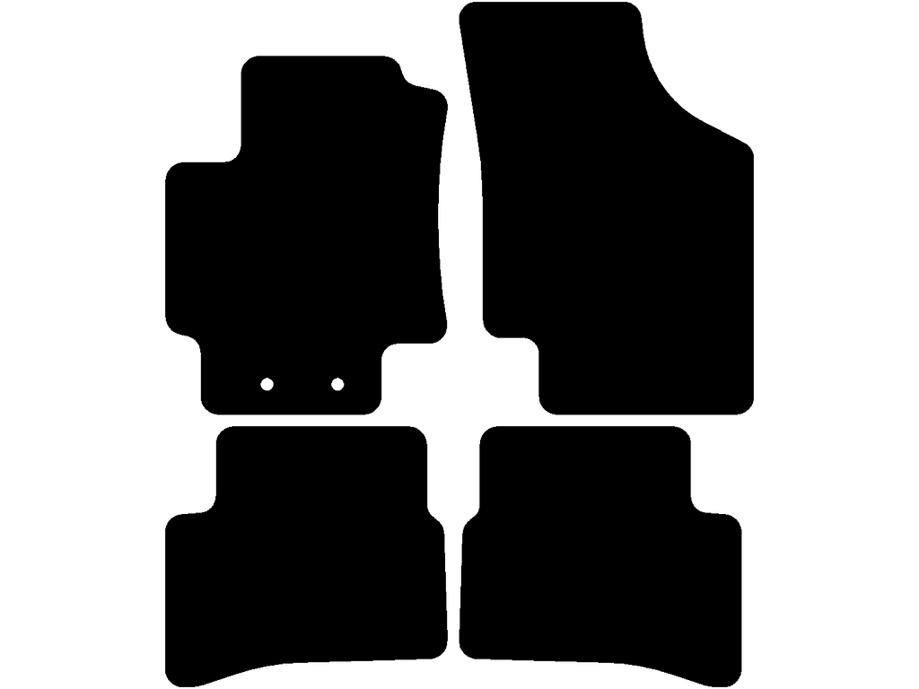 Bilmåtter til Kia Rio 2005 - 2011