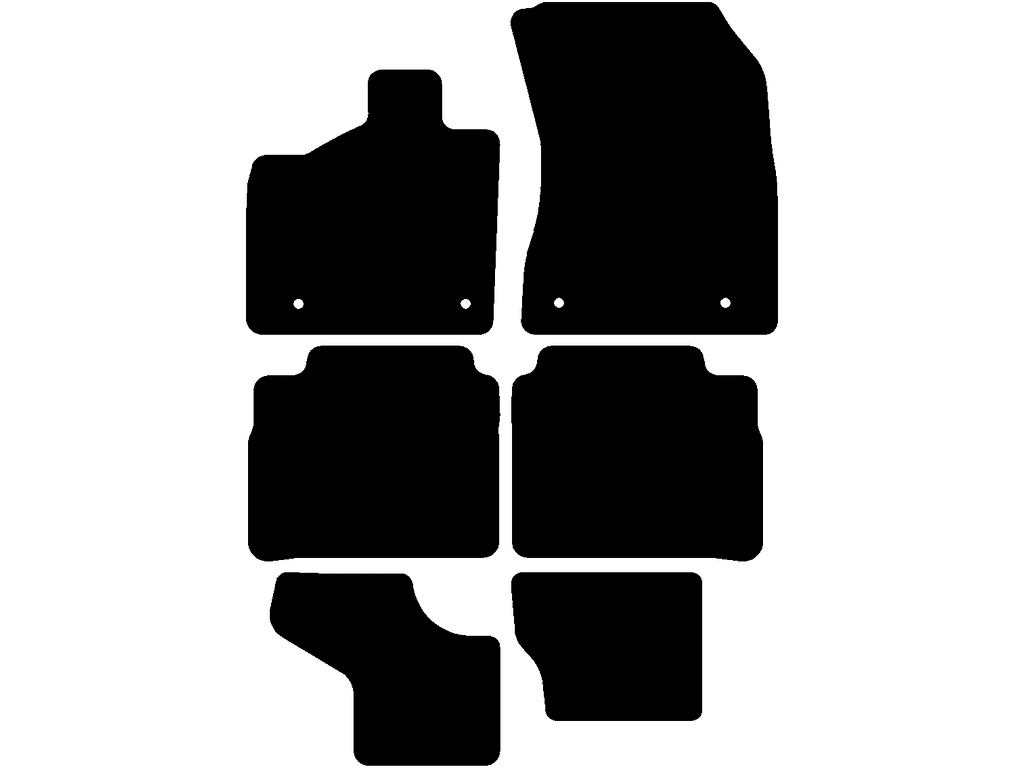 7-sæders | Variant 2 | Afstand mellem fastgøringspunkter (førerside) 30,8 cm