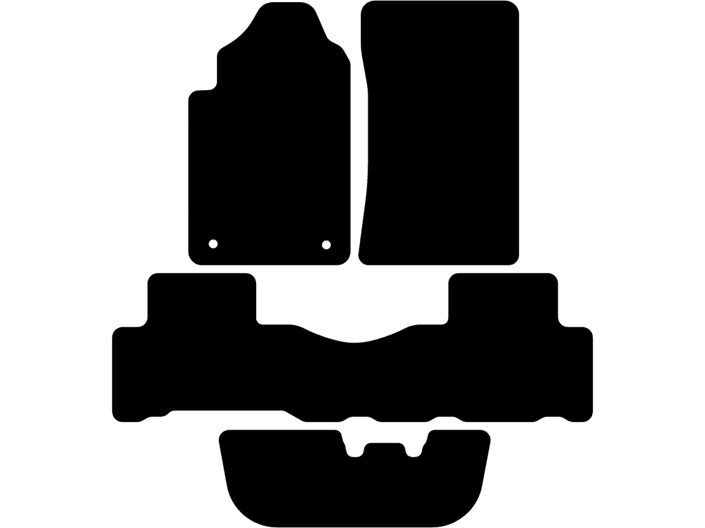 Bilmåtter til SsangYong Rexton 2002 - 2012