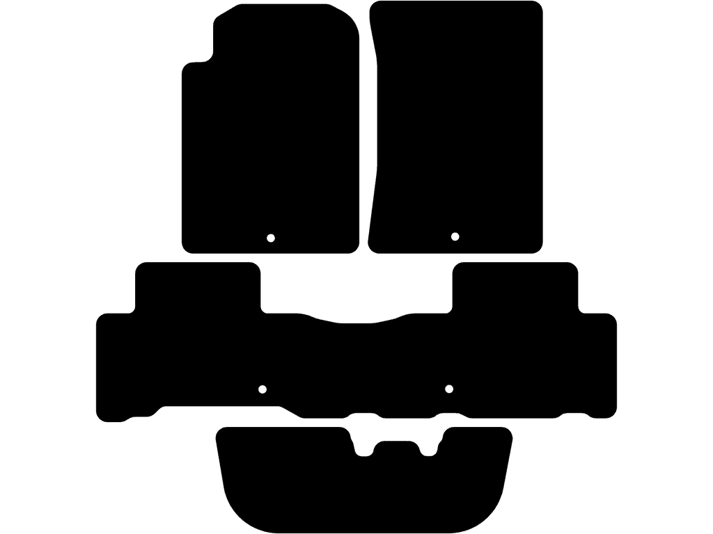 Bilmåtter til SsangYong Rexton 2012 - 2017