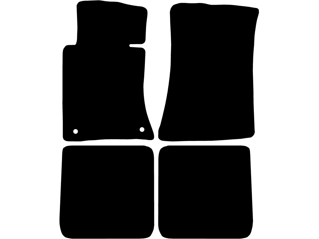 Bilmåtter til Mercedes W116 1972 - 1980