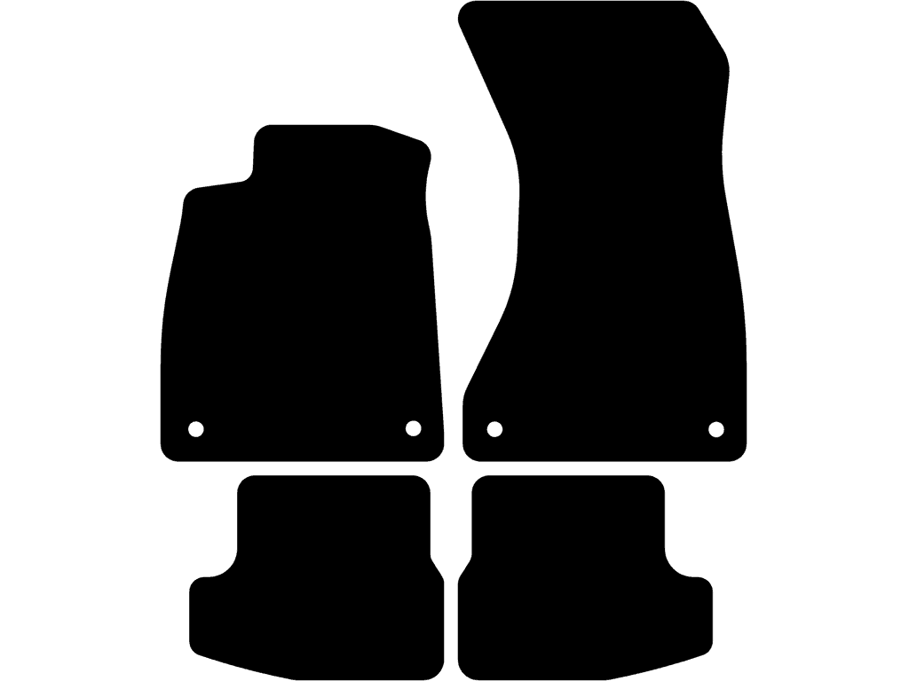 Cabriolet | Uden fastgøringssystem på bagmåtterne