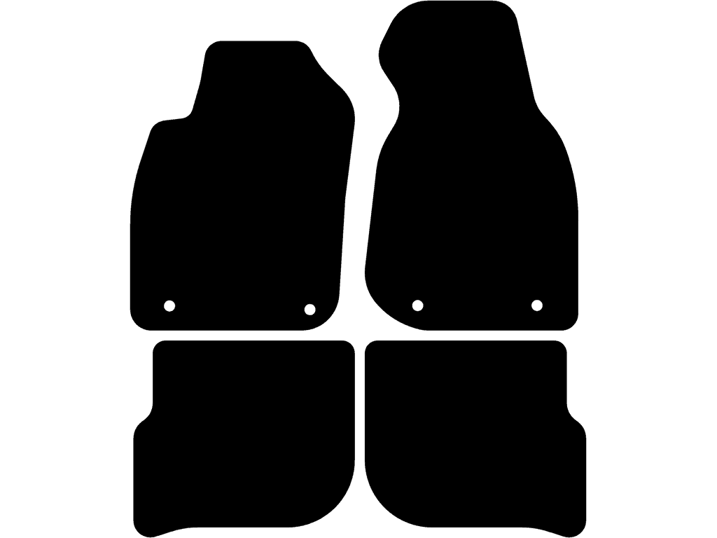 Avant / Limousine |Fastgørelsessystem: Clips (lukket) | Uden Fastgøringssystem på bagmåtterne