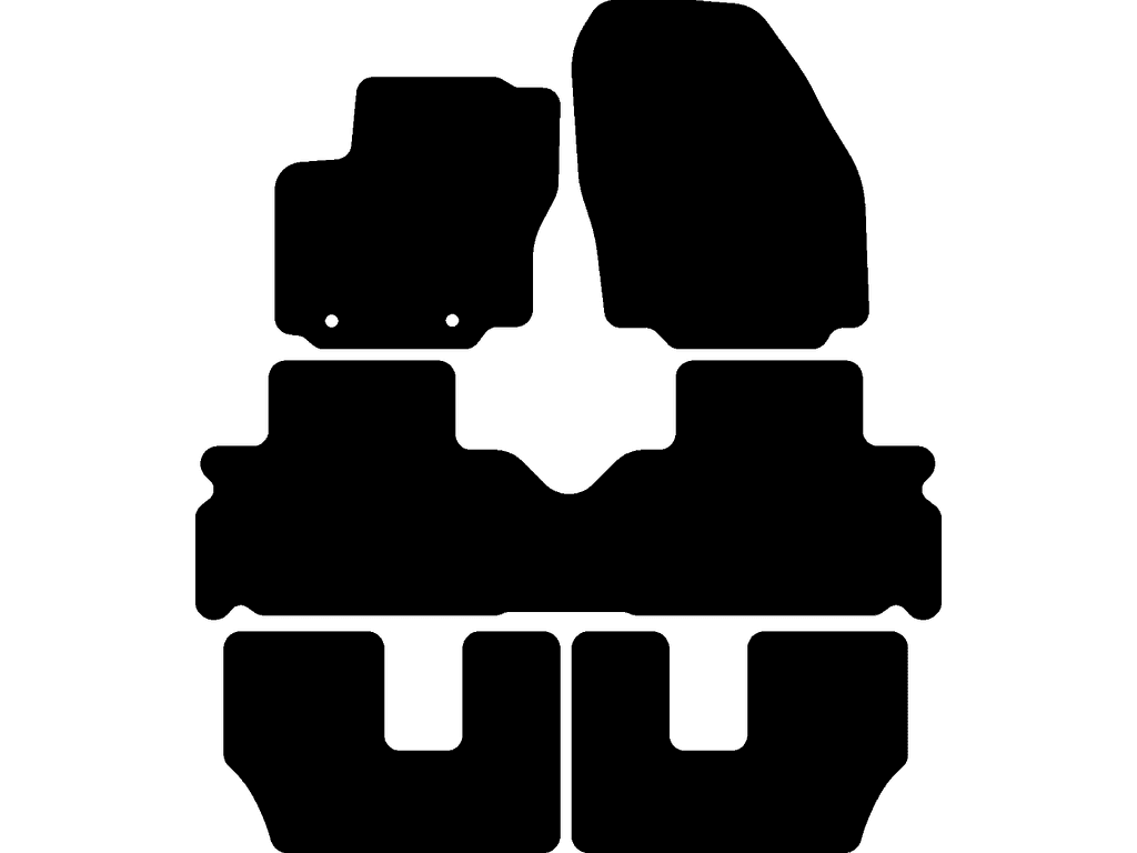 7-sæders | Afstand mellem fastgøringspunkter (førerside) 22 cm