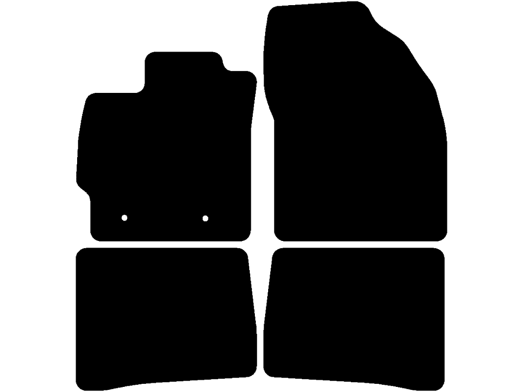 Afstand mellem fastgøringspunkter (førerside) 24 cm