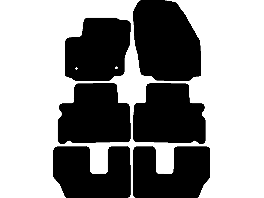 7-sæders | Afstand mellem fastgøringspunkter (førerside) 25.1 cm