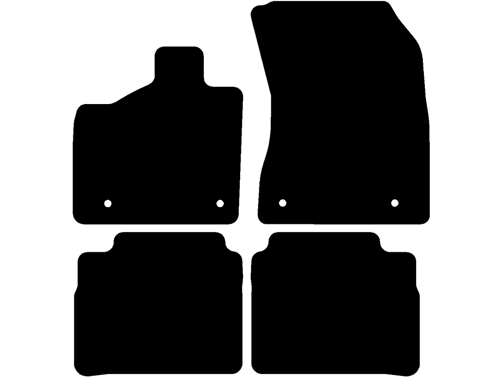 5-sæders | Variant 2 | Afstand mellem fastgøringspunkter (førerside) 30,8 cm