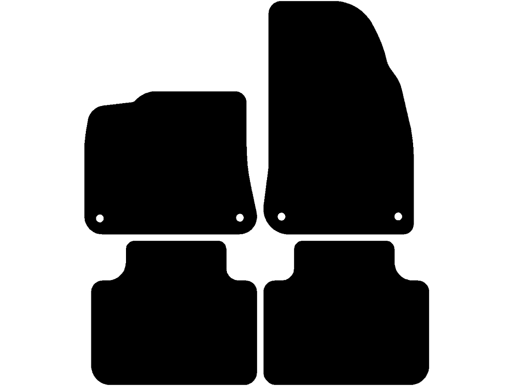 SUV / Coupé | Uden fastgøringssystem på bagmåtterne