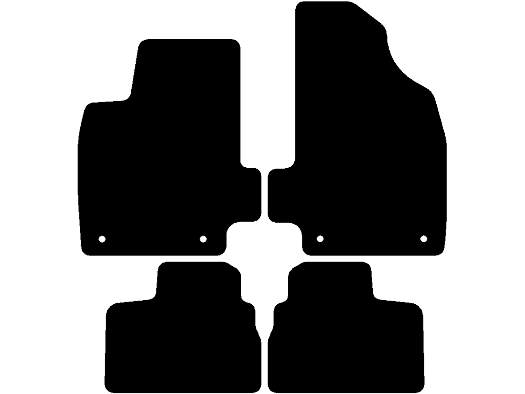 Fastgørelsessystem: Clips (med ovalt øje) med skrue