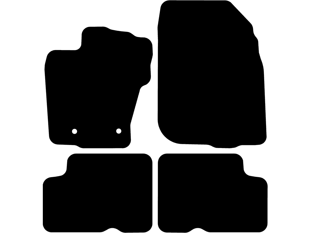 1 | Afstand mellem fastgøringspunkter (førerside) 19,5 cm
