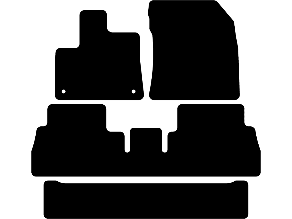 L2 | Flytbare sæder | 7-sæders | Fastgørelsessystem: Clips (med øje)