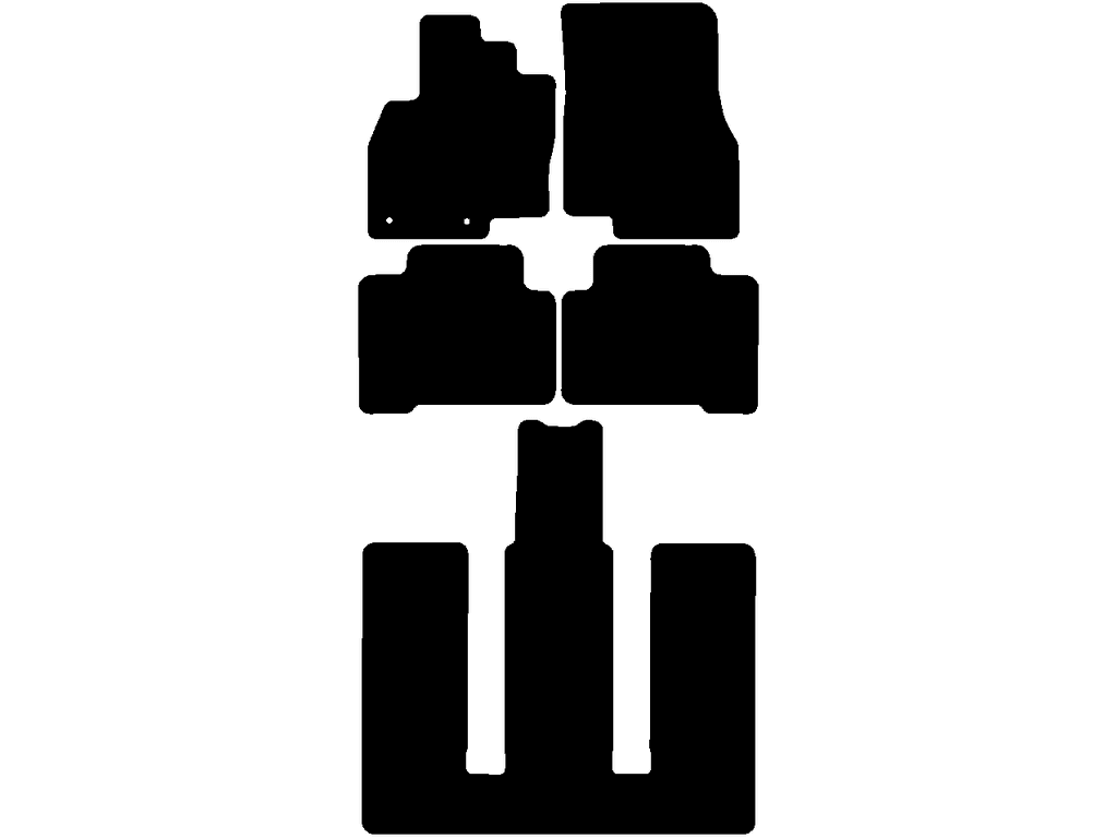 6-sæders | Afstand mellem fastgøringspunkter (førerside) 21,2 cm