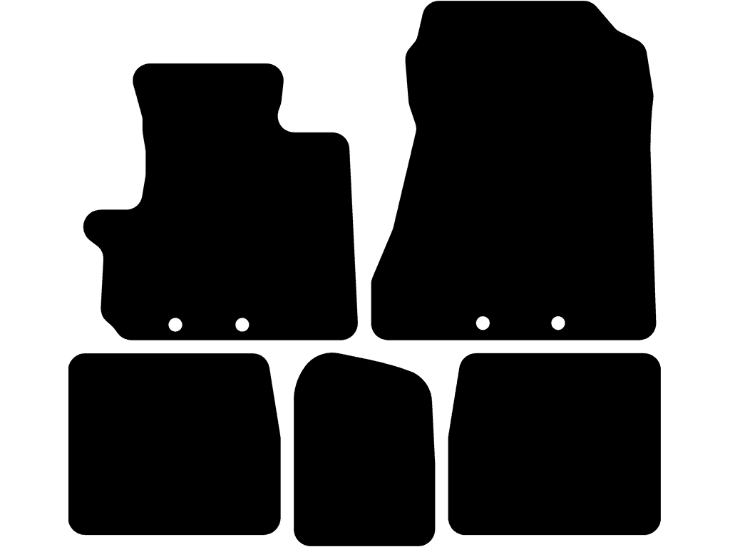 Bilmåtter til Toyota IQ 2008 - 2014