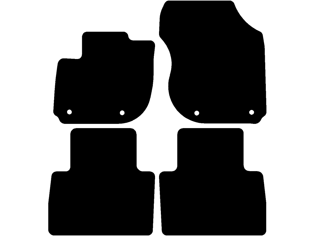 Fastgørelsessystem: Clips (med ovalt øje) med skrue