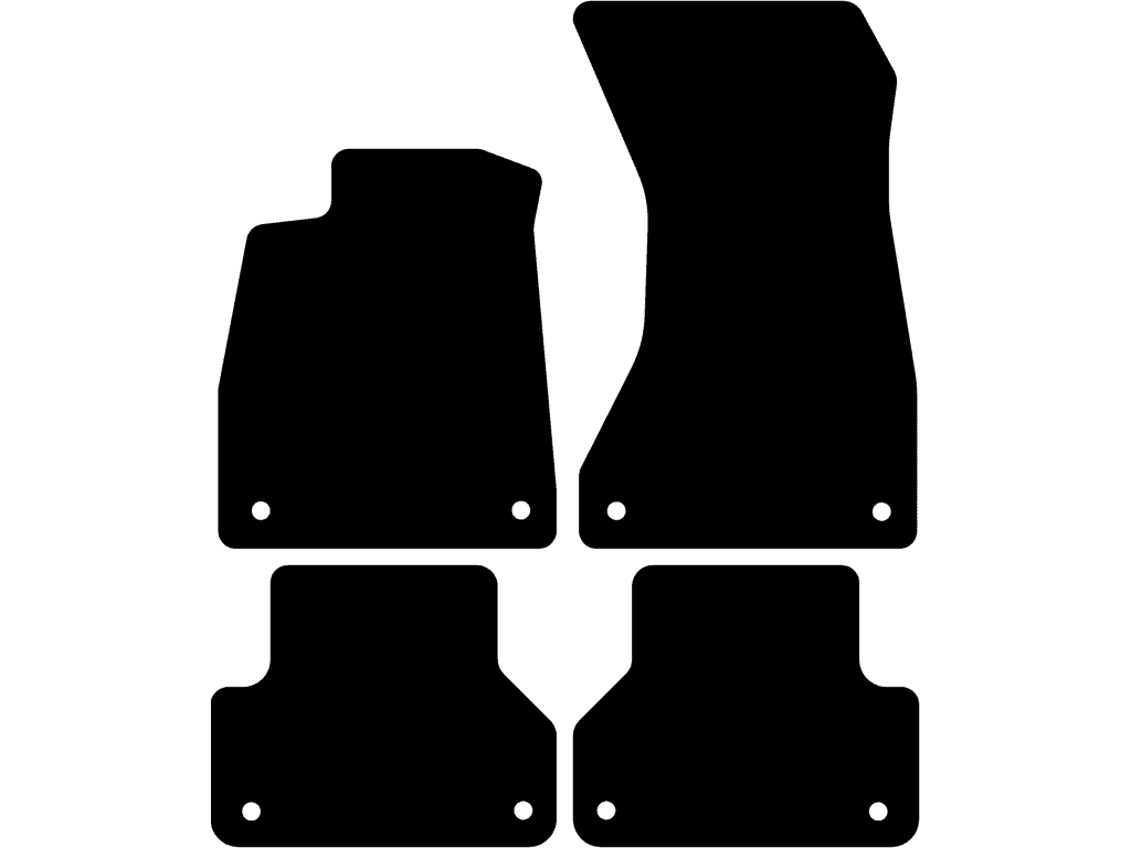 Avant / Limousine / Allroad Quattro | Med fastgøringssystem på bagmåtterne