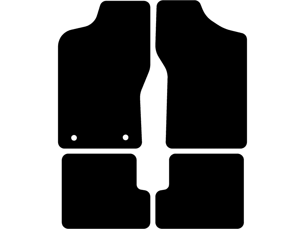 Bilmåtter til Fiat Cinquecento 1991 - 1998