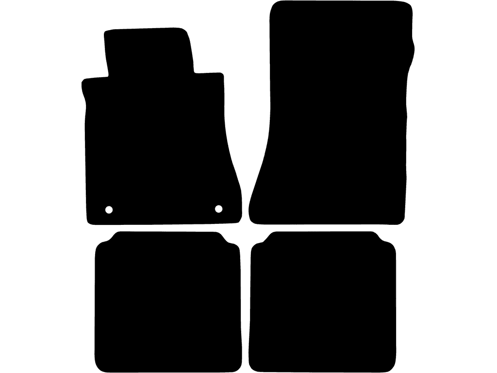 Bilmåtter til Mercedes S-Klasse W126 1979 - 1991