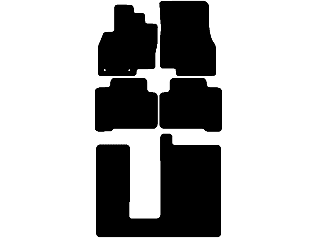 7-sæders | Afstand mellem fastgøringspunkter (førerside) 21,2 cm