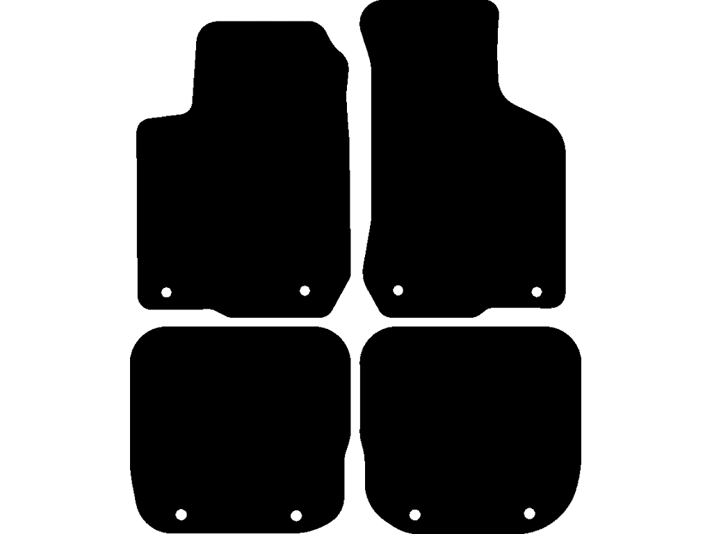 Med Fastgøringssystem på bagmåtterne | Fastgørelsessystem: Clips (med øje) | Variant 2