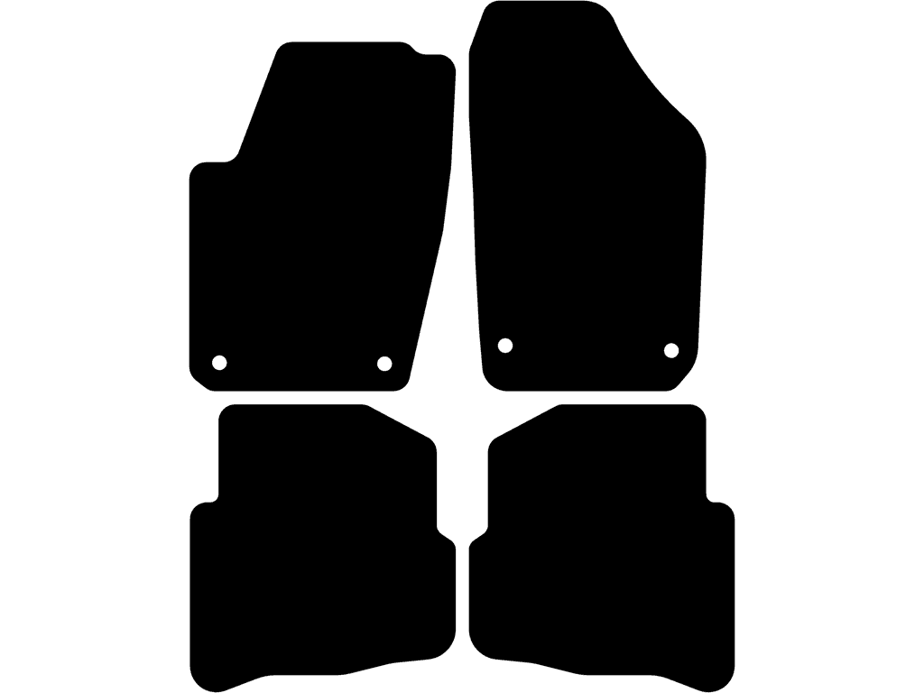 Bilmåtter til Volkswagen Polo 9N/9N3 2001 - 2009