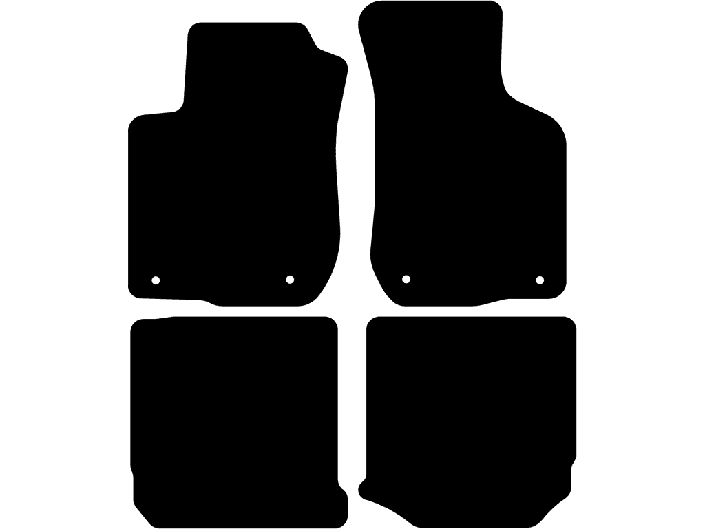 Uden Fastgøringssystem på bagmåtterne | Fastgørelsessystem: Anker