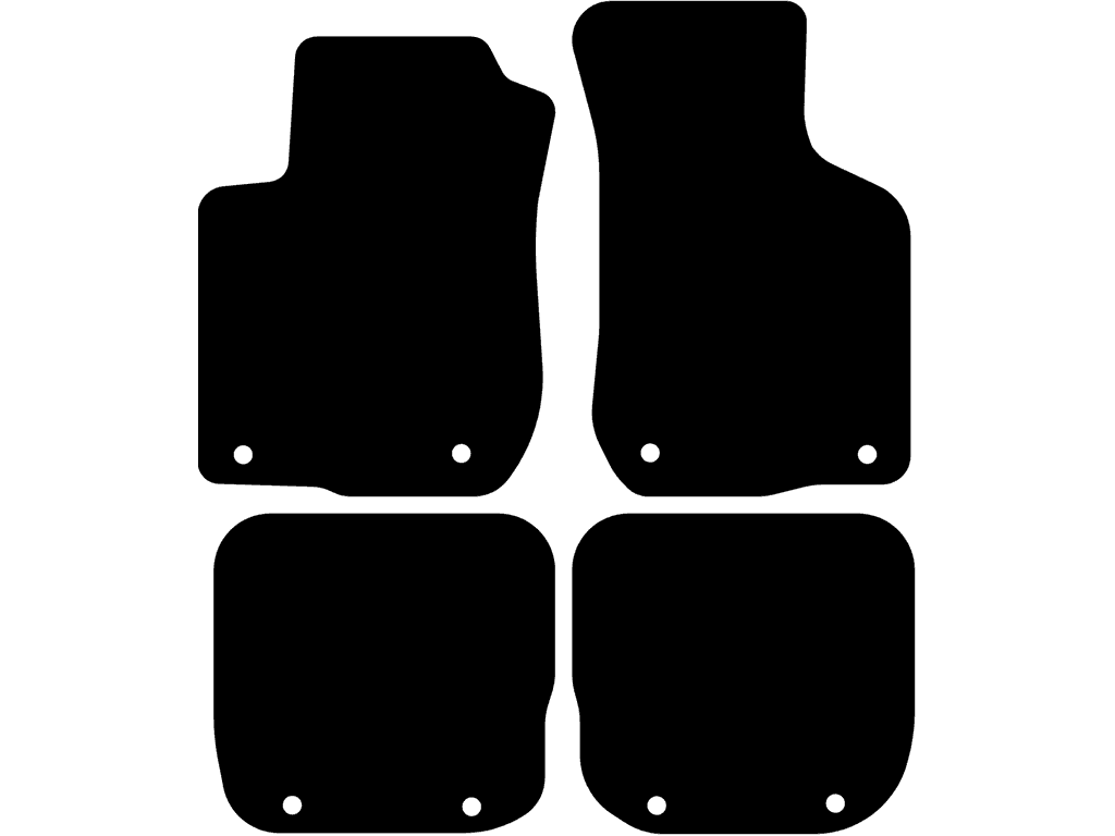 Med Fastgøringssystem på bagmåtterne | Fastgørelsessystem: Clips (med øje) | Variant 1