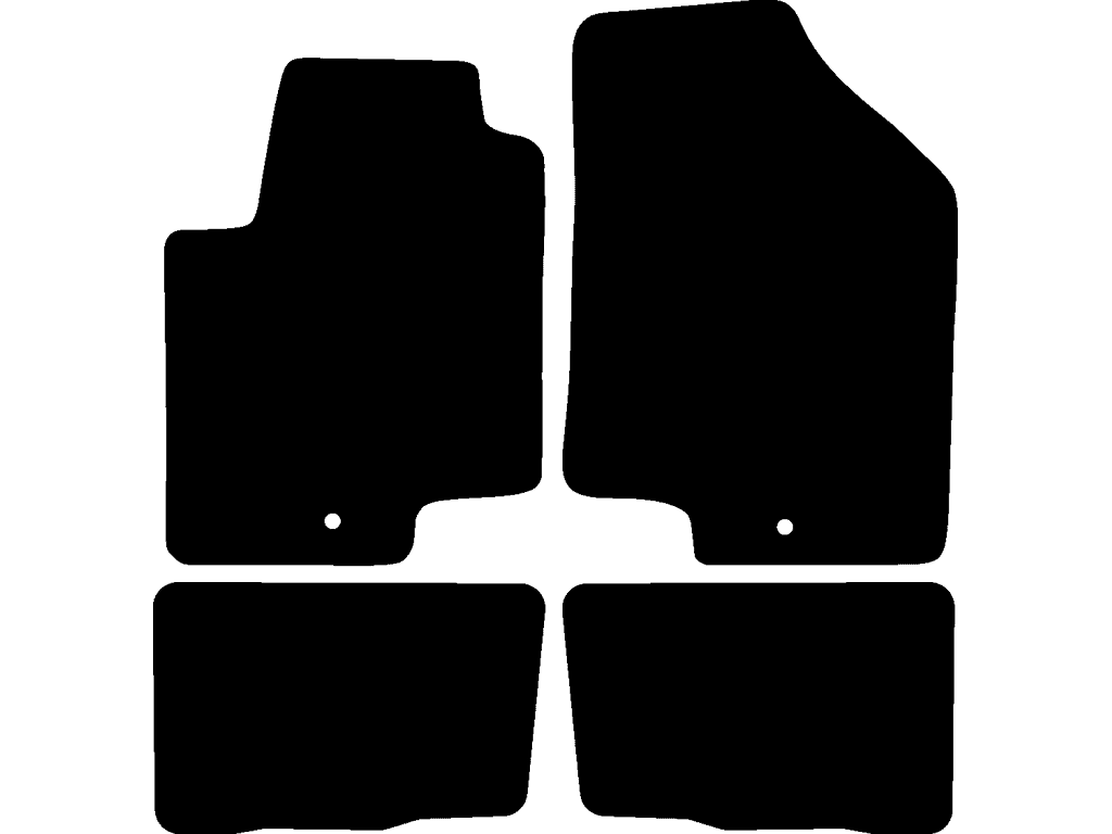 Passagermåtte med fastgørelse