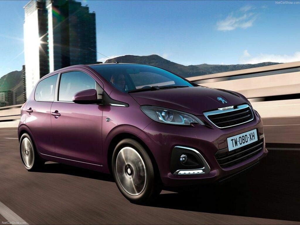 Bagagerumsmåtte til Peugeot 108 2014 - 2022