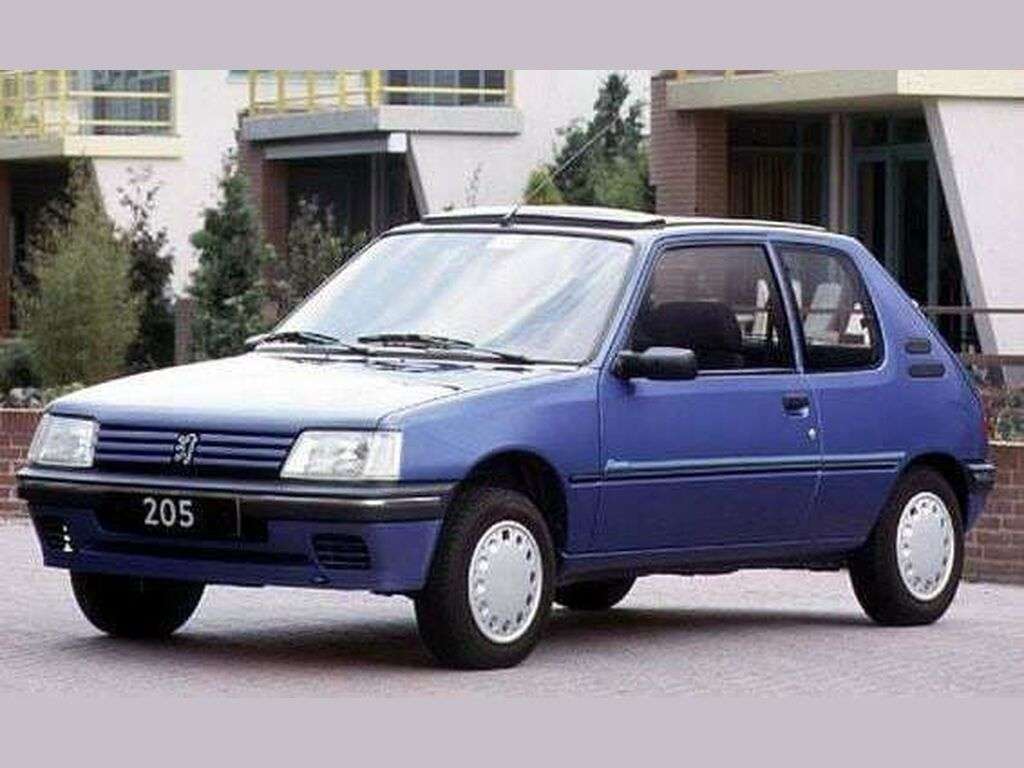 Bagagerumsmåtte til Peugeot 205 1983 - 1998