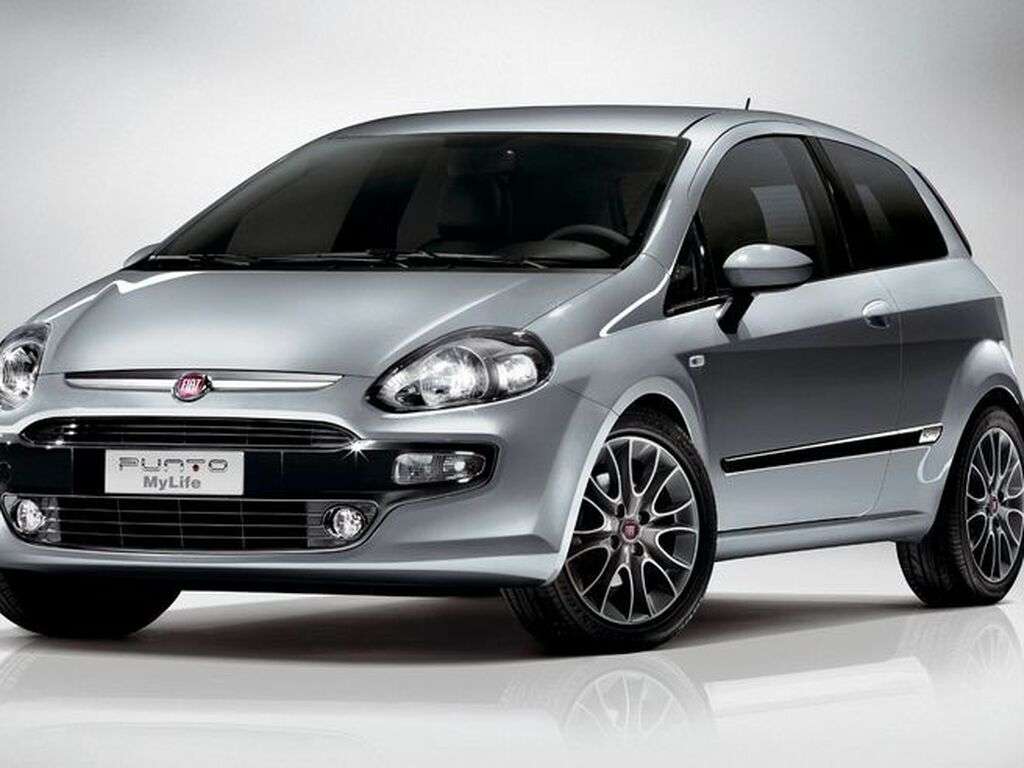 Bagagerumsmåtte til Fiat Punto EVO 2009 - 2012