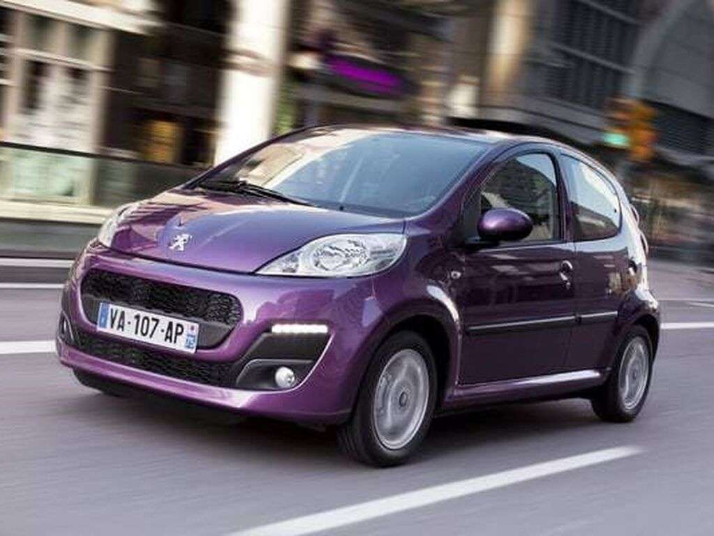 Bagagerumsmåtte til Peugeot 107 2009 - 2014
