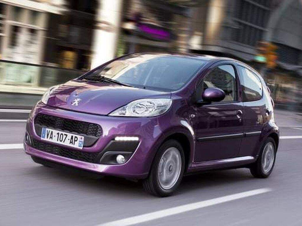 Bagagerumsmåtte til Peugeot 107 2009 - 2014