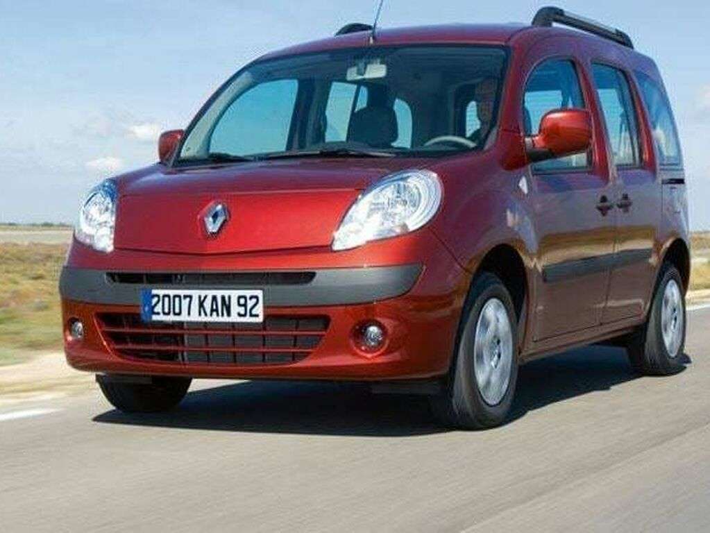 Bagagerumsmåtte til Renault Kangoo 2008 - 2021