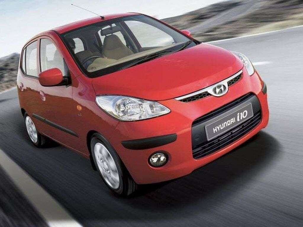 Bagagerumsmåtte til Hyundai i10 2008 - 2011