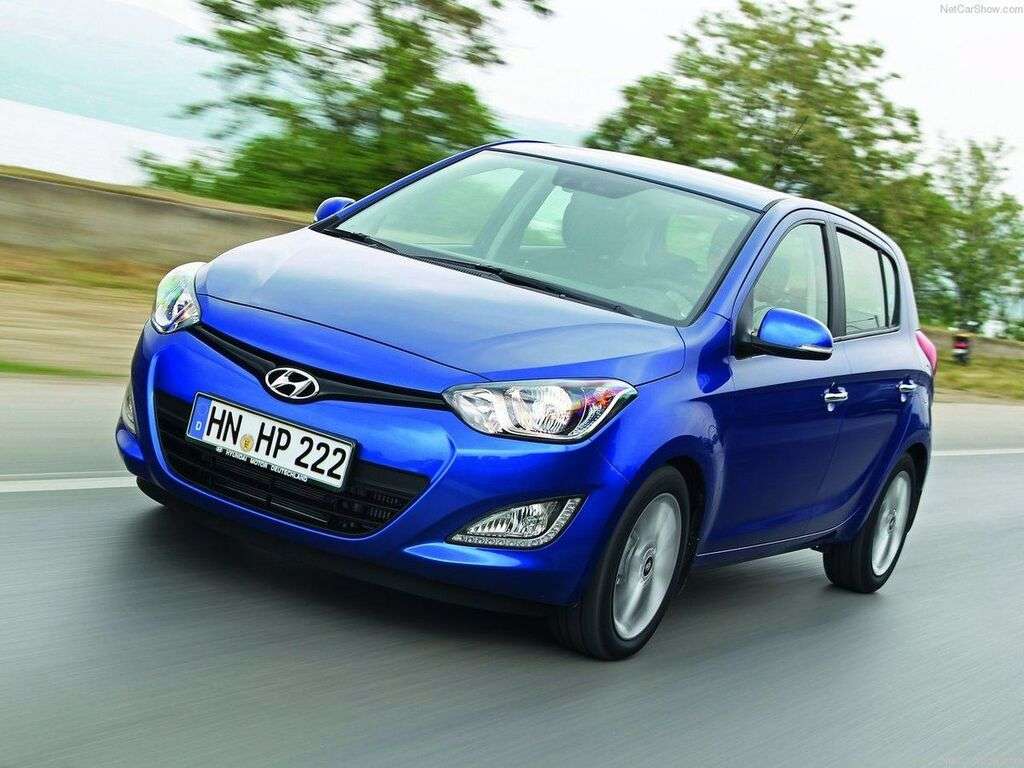Bagagerumsmåtte til Hyundai i20 2012 - 2014