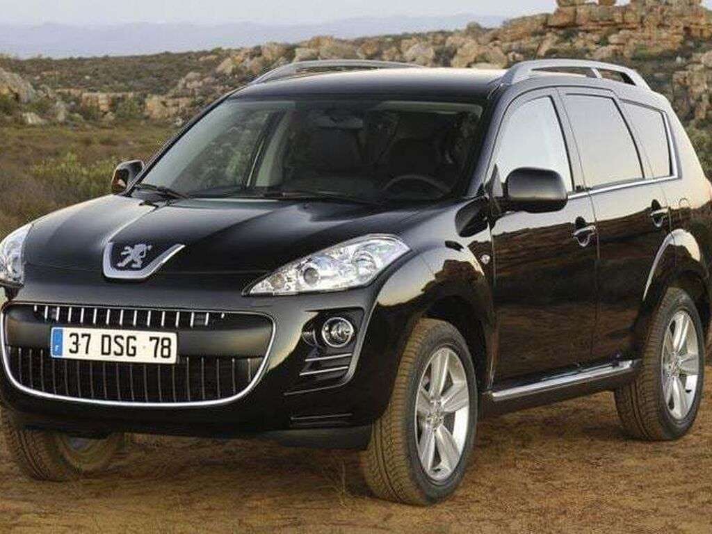 Bagagerumsmåtte til Peugeot 4007 2007 - 2012
